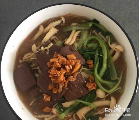鸭血粉丝做法