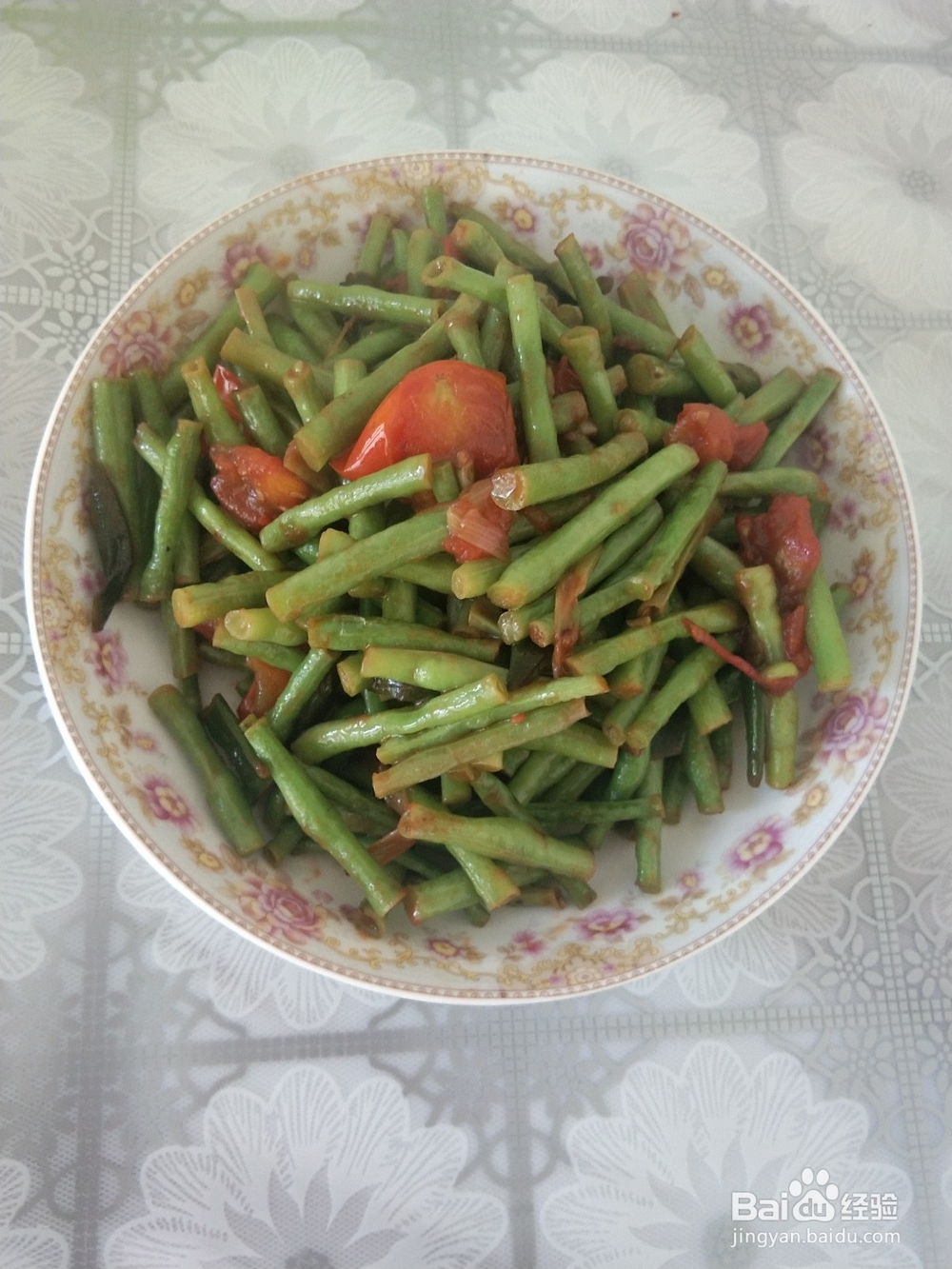 西红柿炒豆角的做法