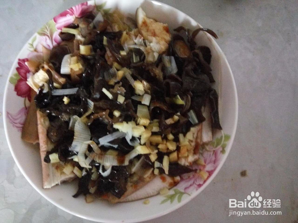 木耳蒸茄子自创