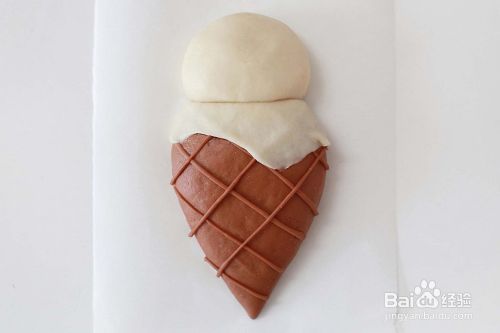 狗狗冰淇淋造型卡通面包的做法 百度经验 狗狗冰淇淋造型卡通面包的做法 百度经验