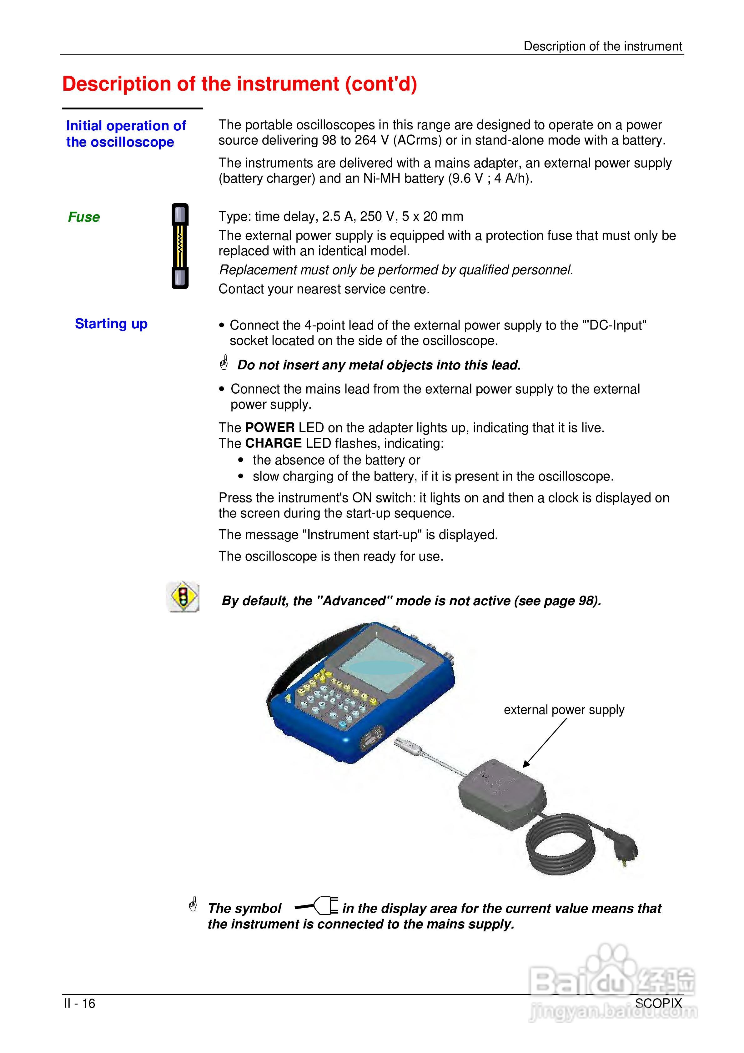OX7204便携式数字存储示波器用户手册:[2]