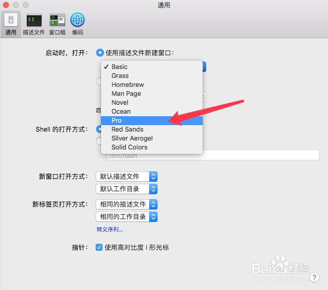 mac设置终端命令行样式