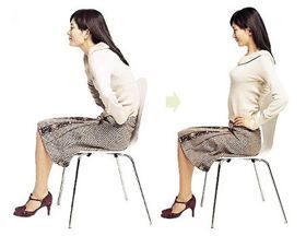 办公室女性的室内健身操