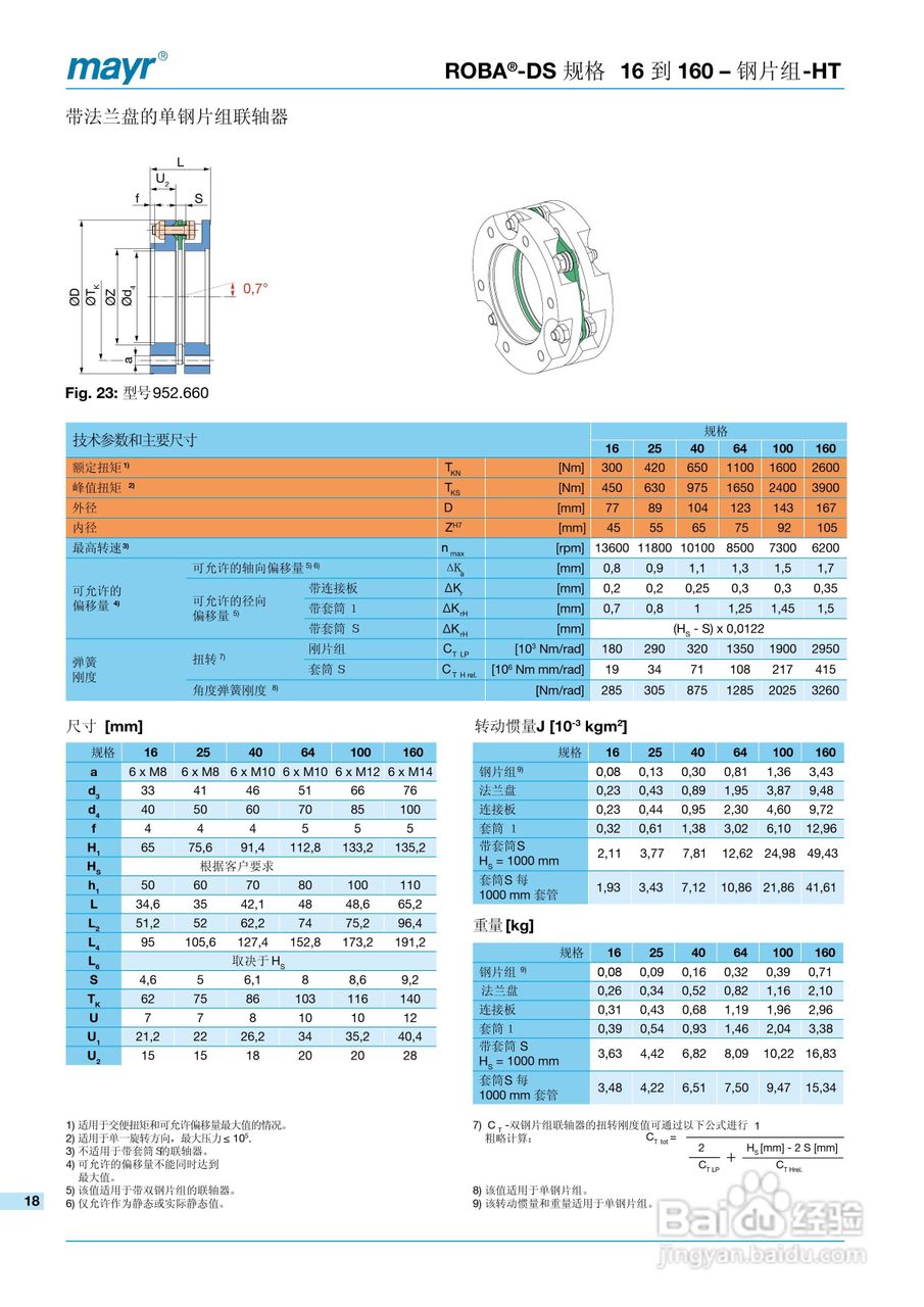 mayr ROBA-DS 高扭转刚度联轴器说明书:[2]