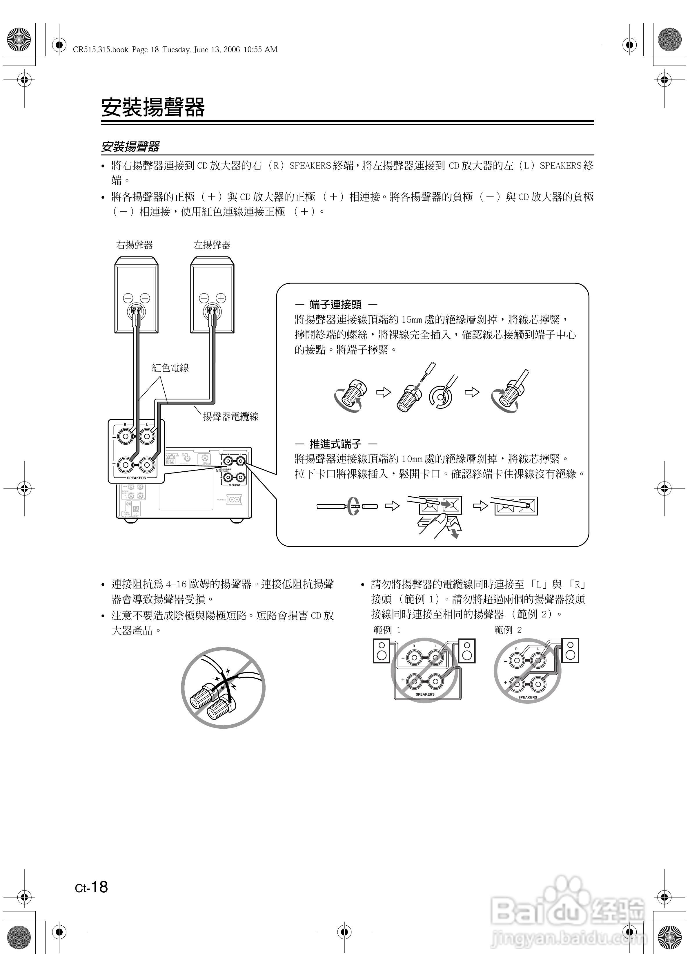 ONKYO CD放大器CR-515\CR-315使用手册:[2]