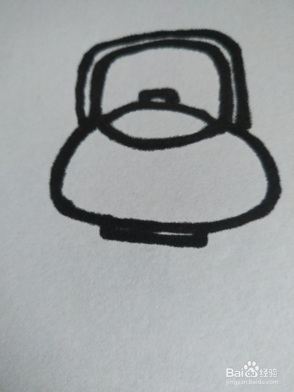 水壶的简笔画技法8。