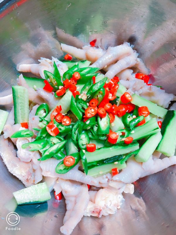 柠檬百香果泡凤爪