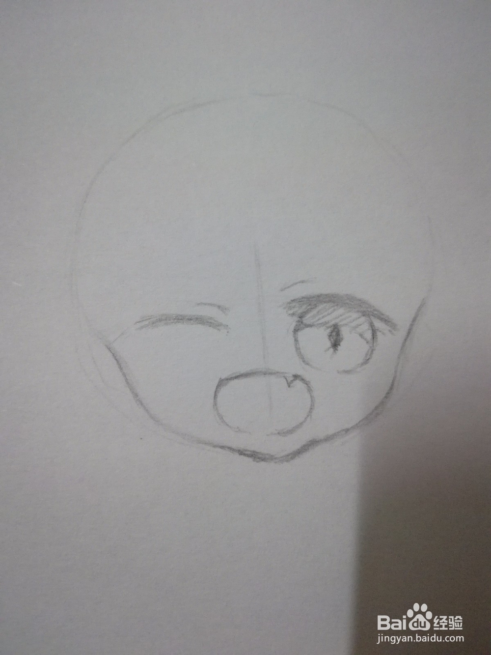 Q版漫画人物头部画法