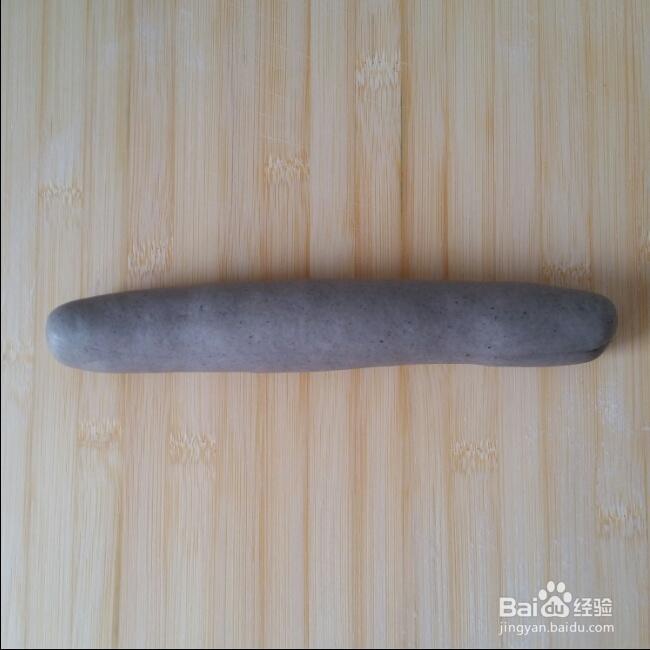 妈妈教我做的黑芝麻馒头