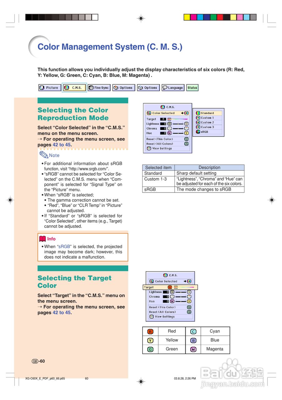 夏普XG-C60X投影机使用说明书:[7]
