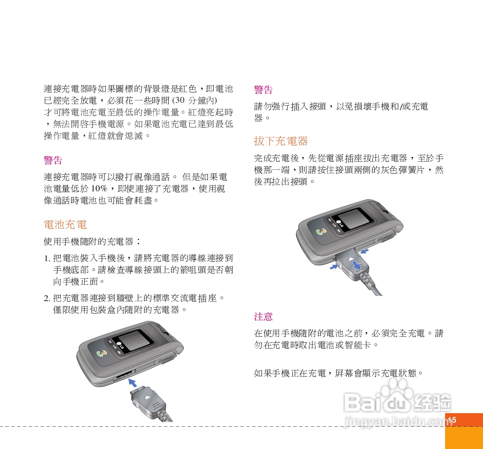 LG U880C手机使用说明书:[2]