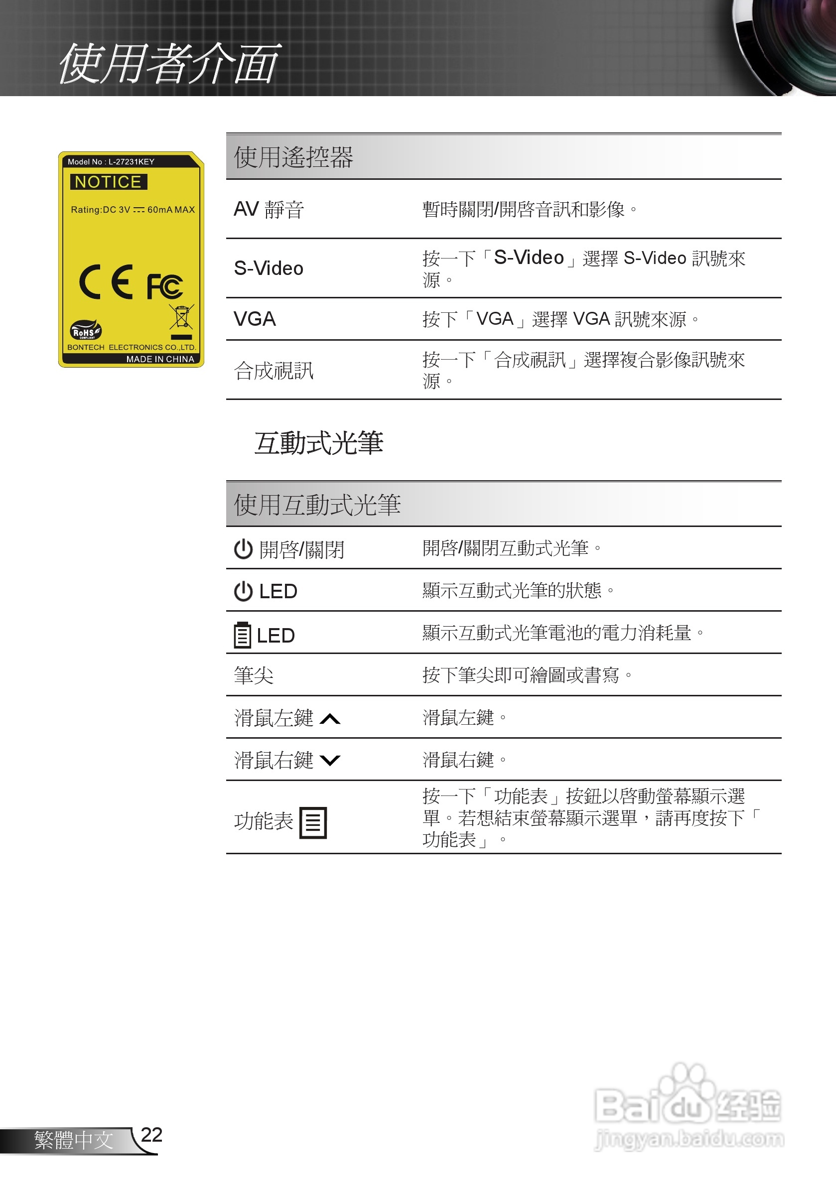 奥图码EX665UTi投影机使用说明书:[3]