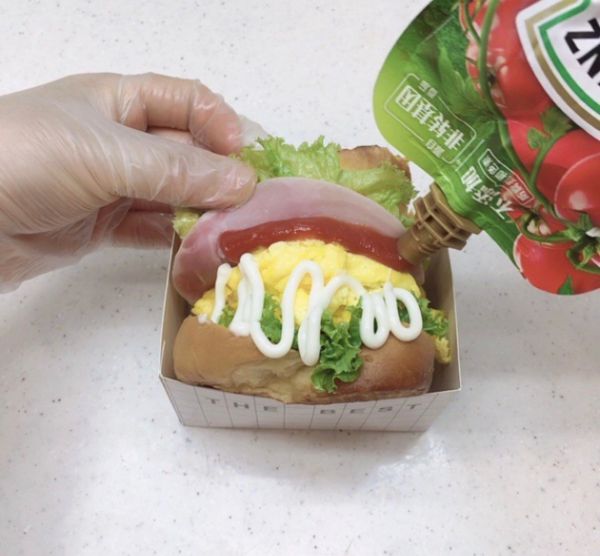 韩式滑蛋三明治
