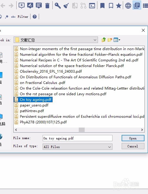 JabRef 关联pdf文件