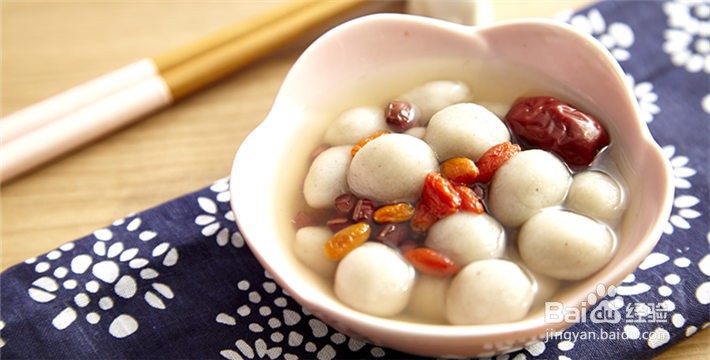 枸杞红豆汤圆怎么做