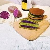 制作抹茶紫薯铜锣烧