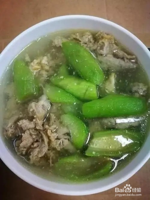 丝瓜牛肉汤