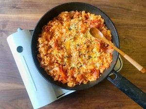 韩式泡菜炒饭的做法