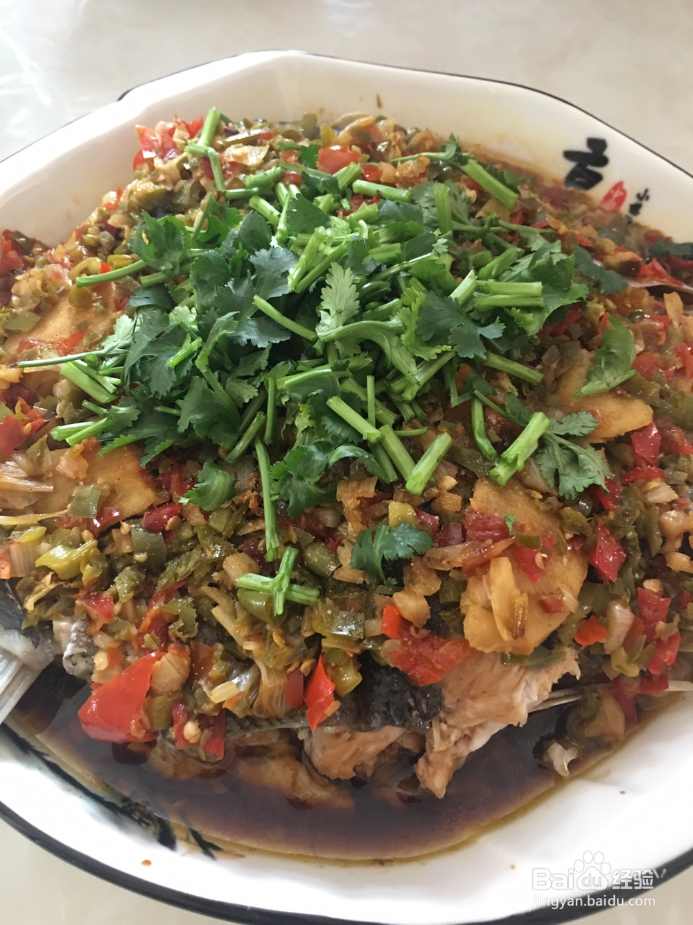 剁椒鱼头海鲜美食教程