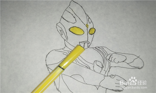 杰克奥特曼一步一步画