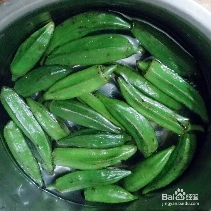 白灼秋葵怎么做好吃