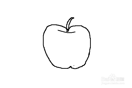 简笔画教程之怎么画苹果