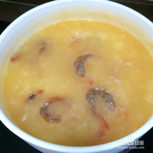 鲜虾粥 —— 十五分钟就能喝到的美味