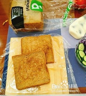 蟹肉早餐三明治