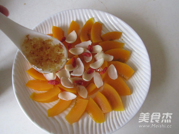 桂花南瓜蒸百合