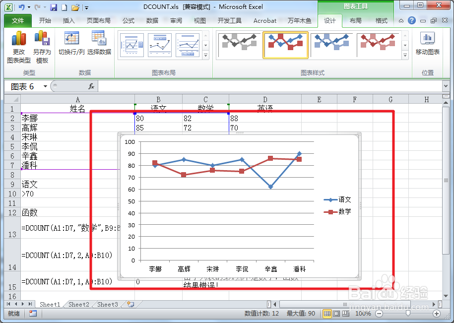 Excel如何制作带数据标记的折线图