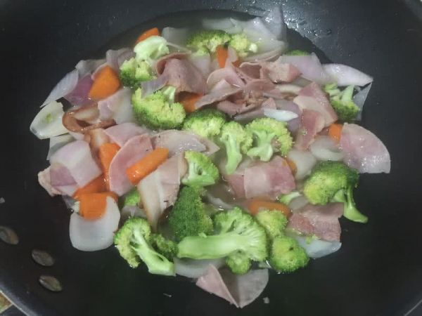 红烩番茄培根咖喱