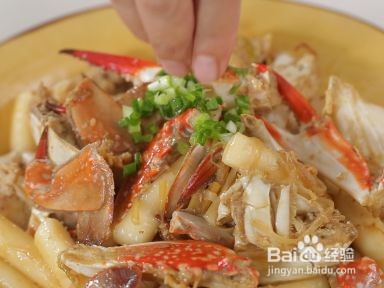 梭子蟹炒年糕