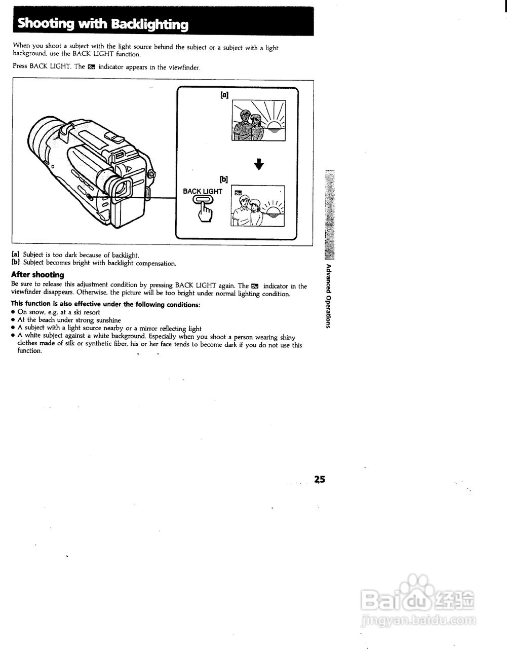 索尼CCD-FX240模似摄像机说明书:[3]