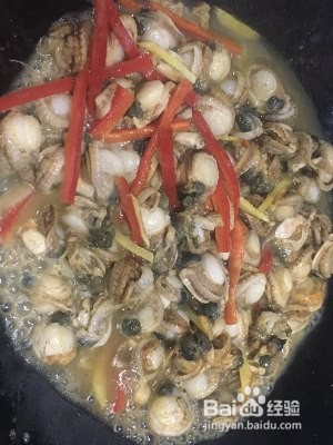 韭菜炒扇贝肉