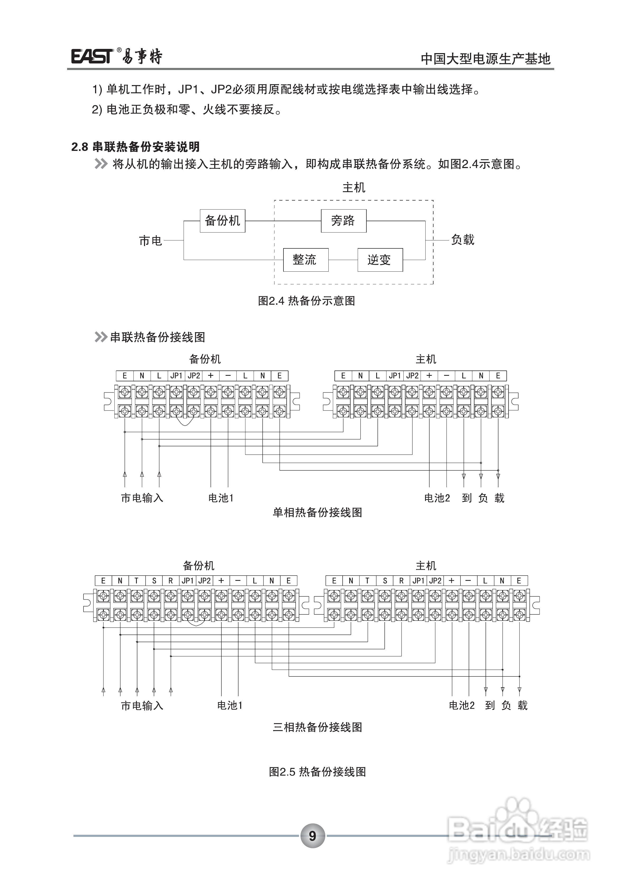 易事特EA880系列UPS电源说明书:[2]