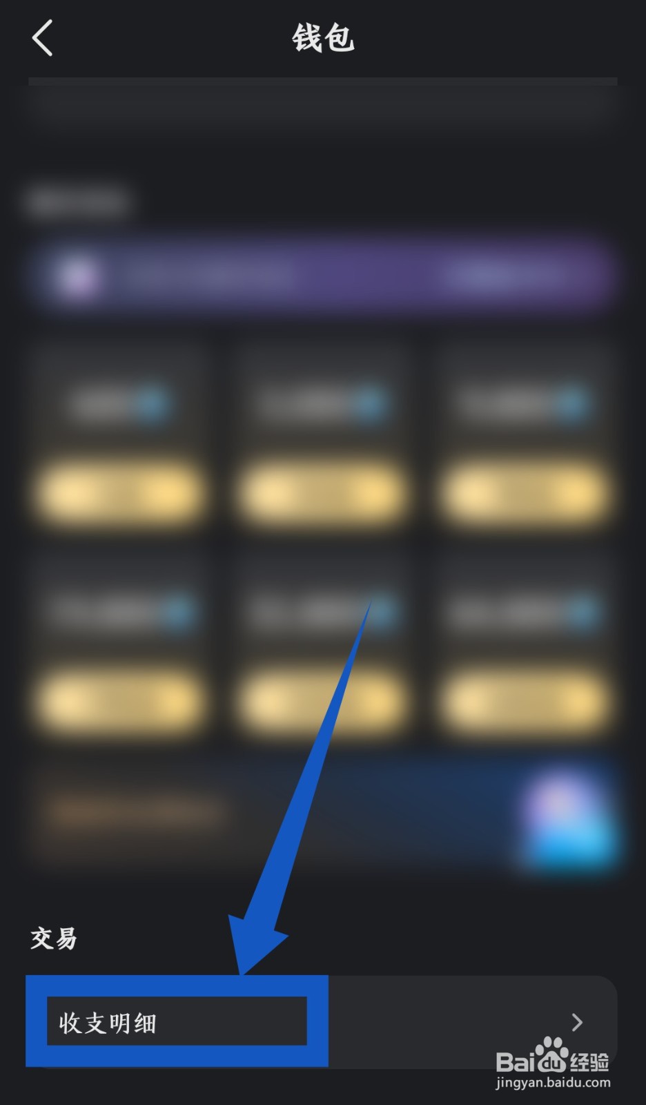 《星野》怎么查看收支明细