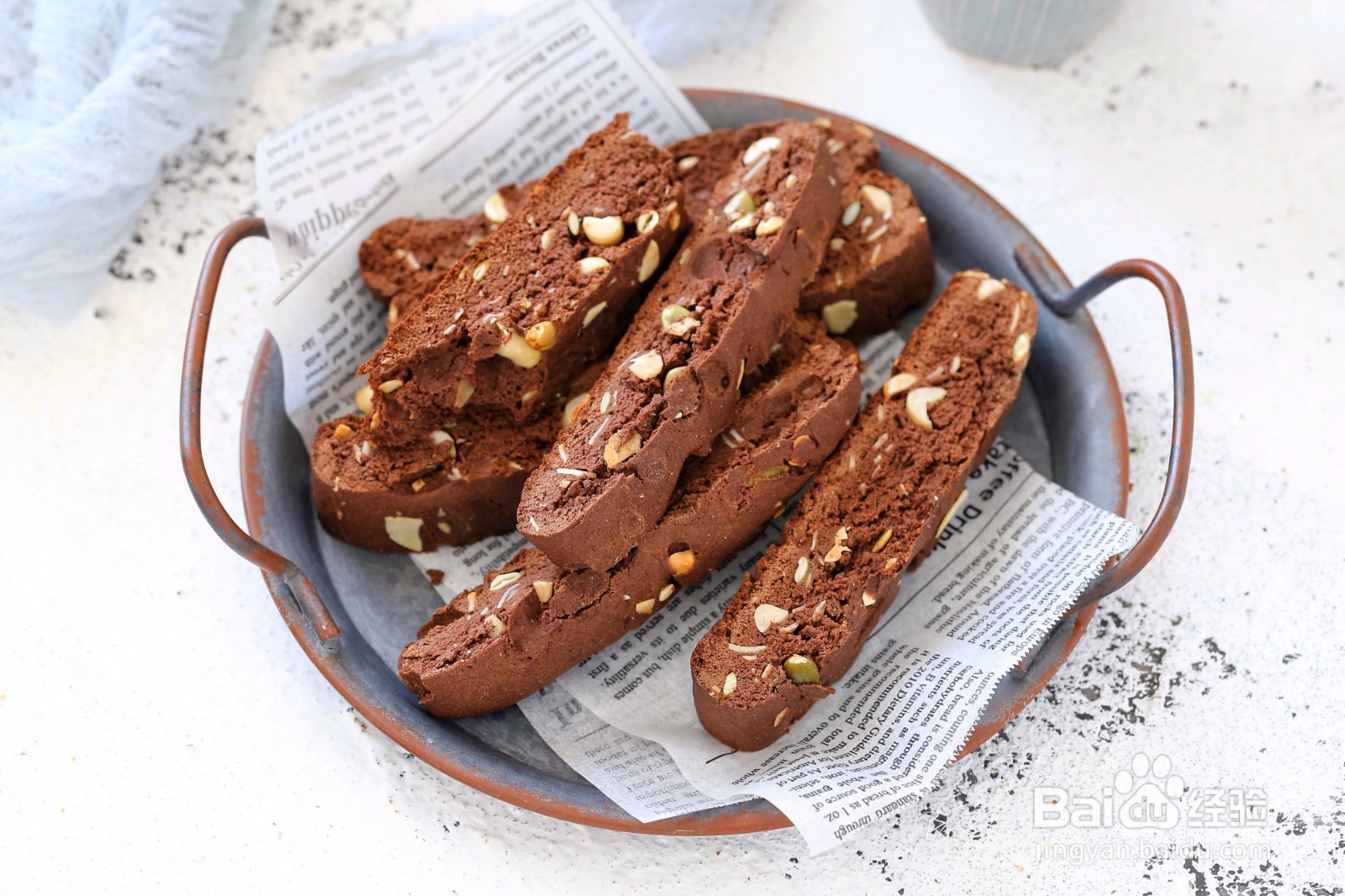 怎么做坚果可可意式脆饼