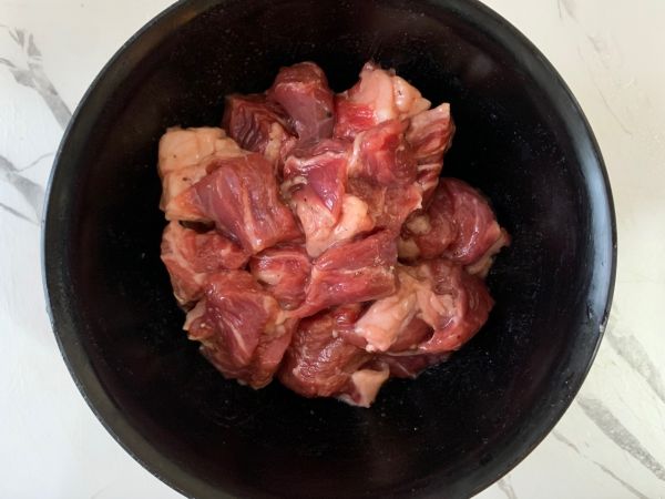 黑椒杏鲍菇牛肉粒