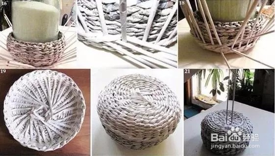 如何用纸叠花篮