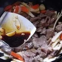 香菇茭白炒肉片