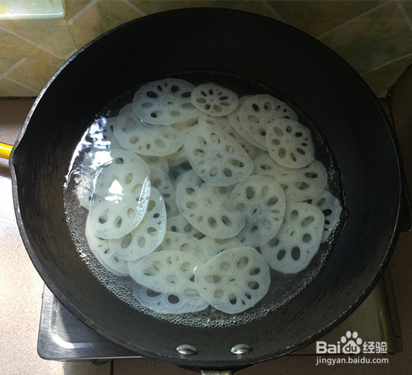 凉拌酸辣藕片的制作方法