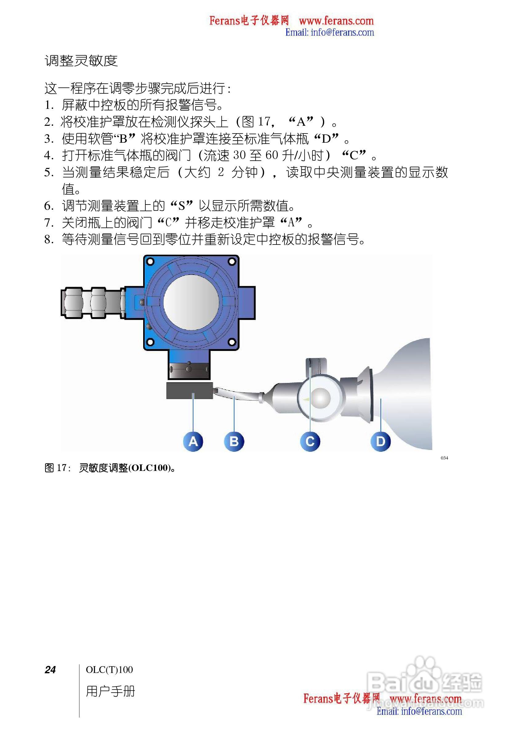 奥德姆OLCT100固定式气体检测仪说明书:[3]