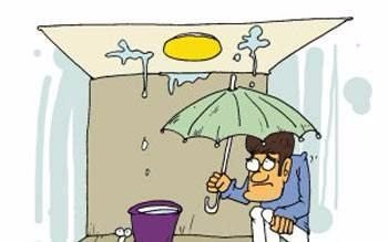 住套房楼上漏水怎么办