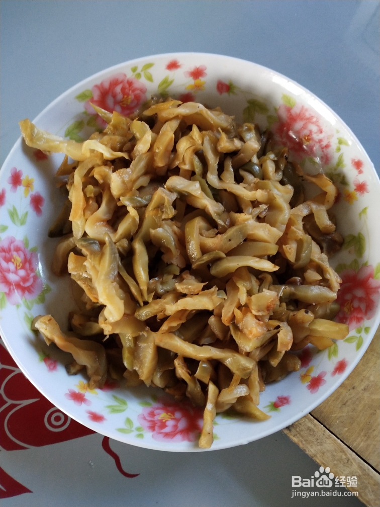 百吃不厌的葱油榨菜