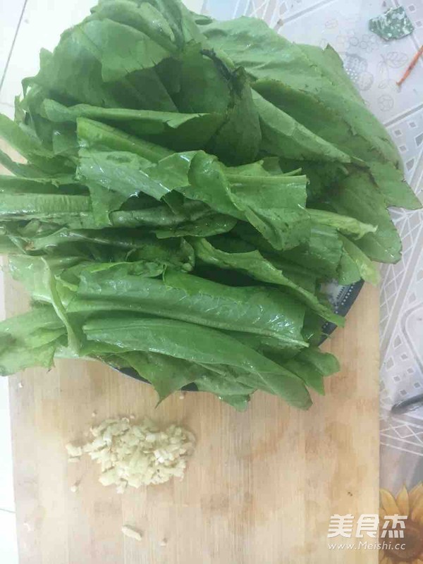 蒜蓉油麦菜的做法