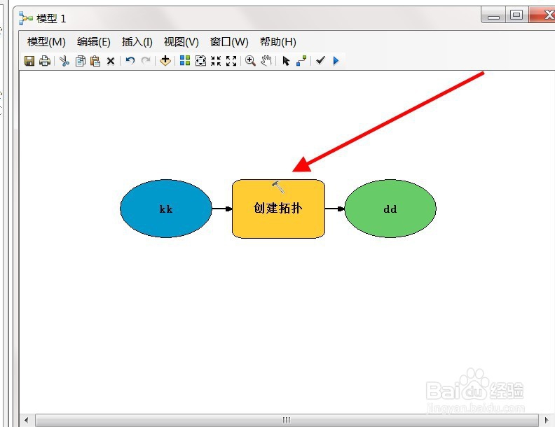 arcgis如何在模型中添加拓扑检查