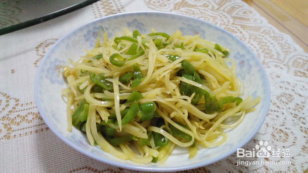 青椒土豆丝的做法图解