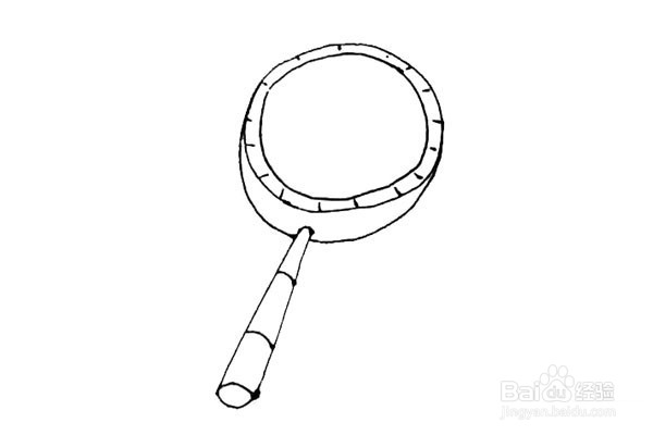 儿童轻松学画拨浪鼓
