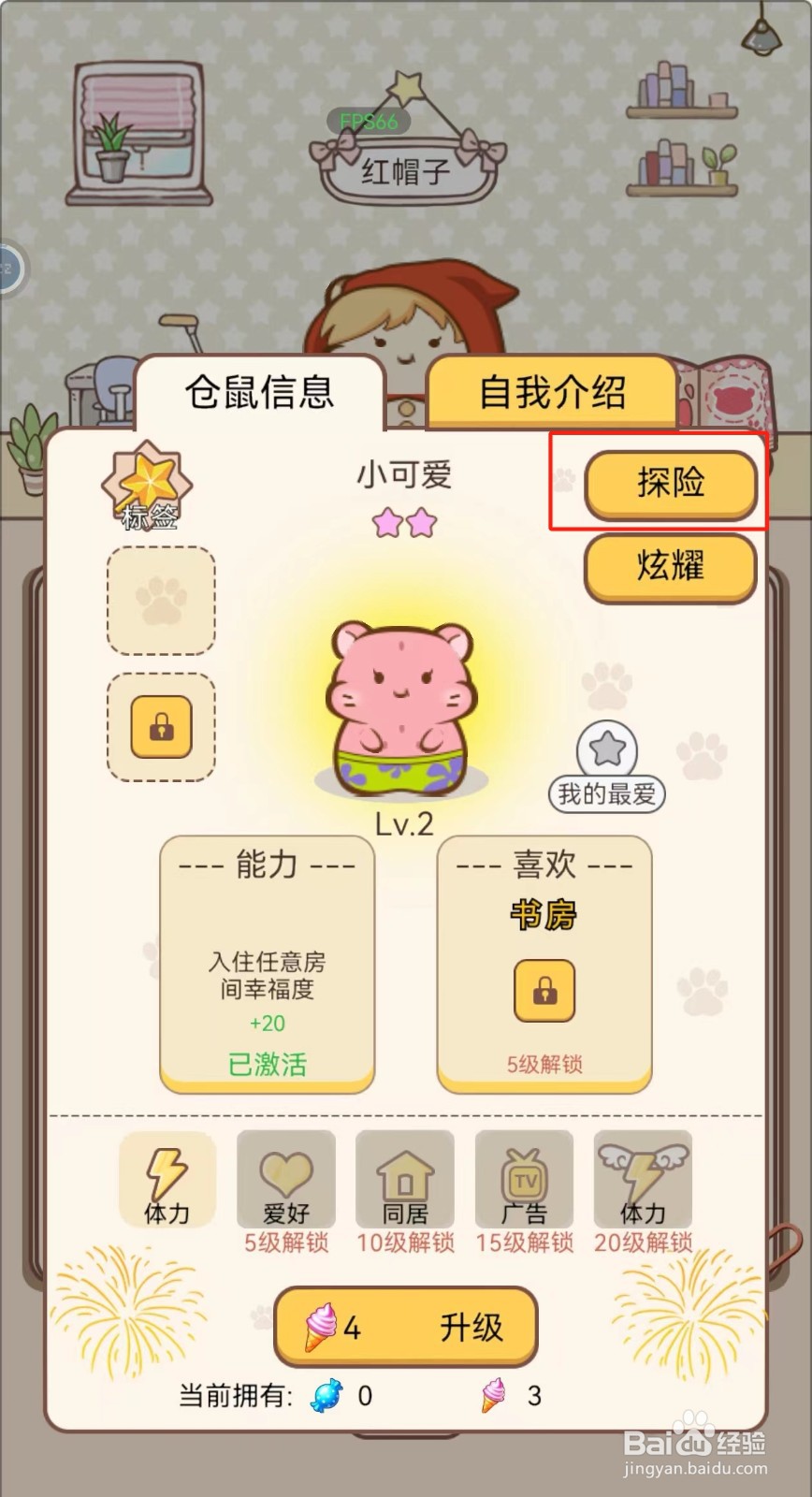 我给仓鼠盖别墅如何查看小可爱仓鼠的探险