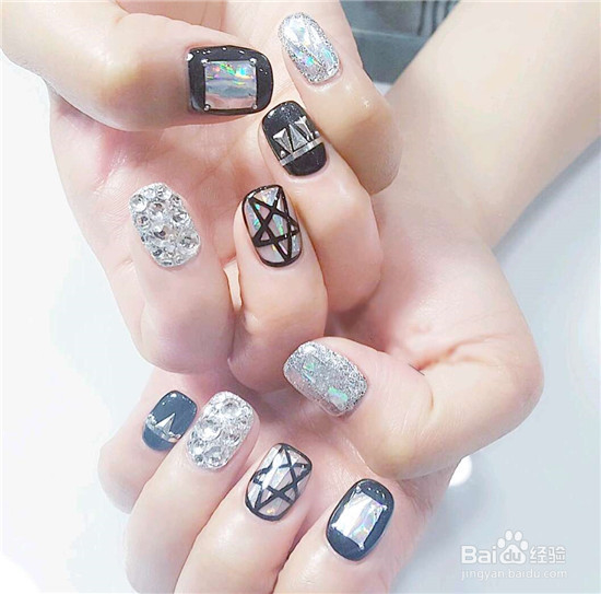 秋季韩式美甲图片